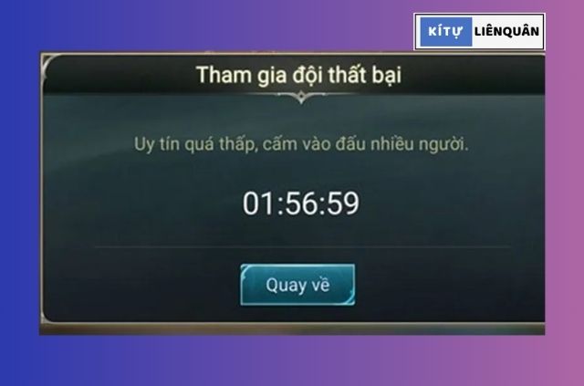 Sẽ có nhiều hình phạt dành cho người uy tín thấp