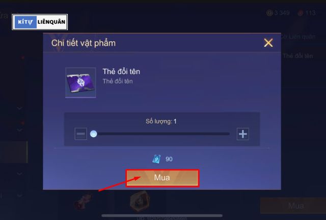 chỉnh số thẻ đổi tên