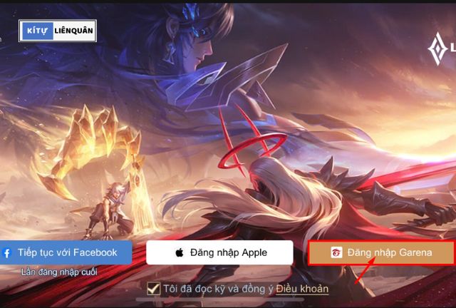 cách tạo nick Liên Quân không tên bằng Garena