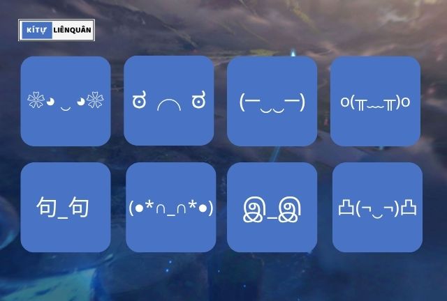 kí tự cảm xúc Liên Quân